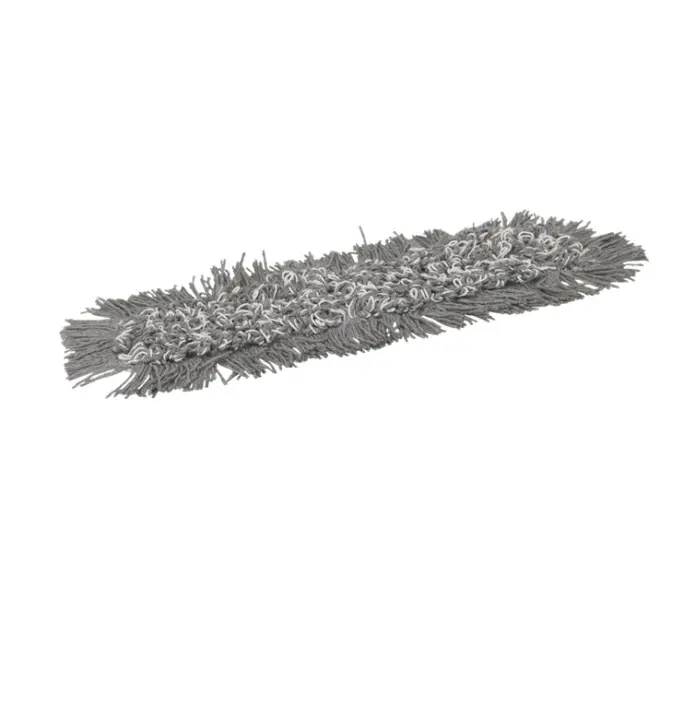 Damp 43 mikrofibermoppe, Hook & Loop, 40 cm, grå, Vikan 549640, (5 stk.)
