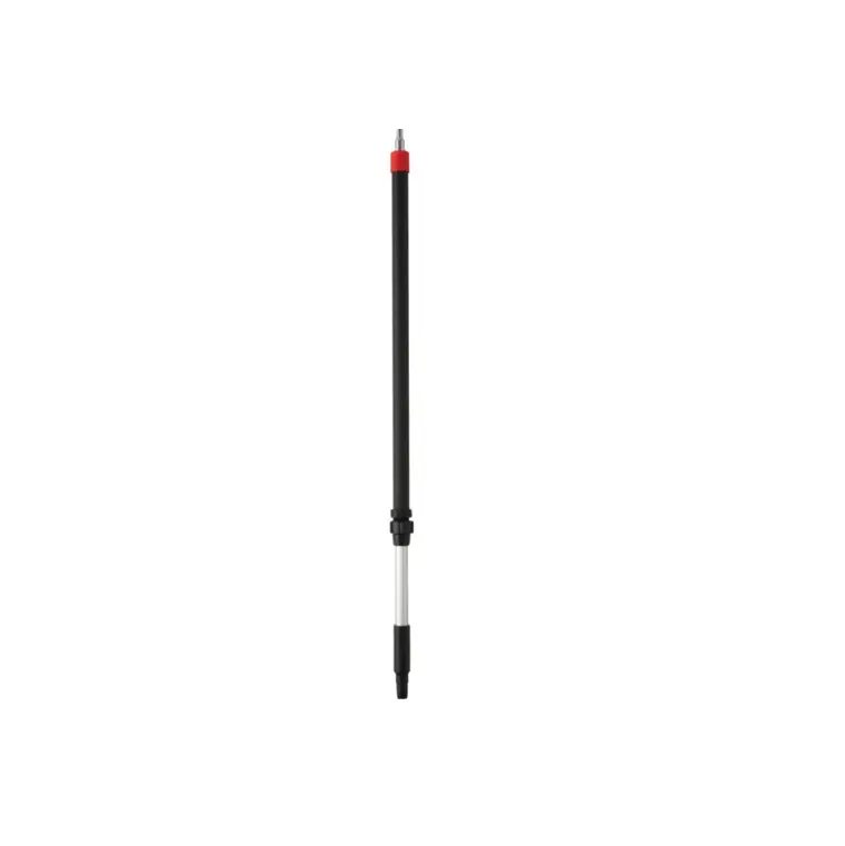 [49681] Teleskopskaft med slangestuds og vandgennemløb, aluminium, 1080–1600 mm, Ø32 mm, sort, Vikan 297152, (5 stk.)