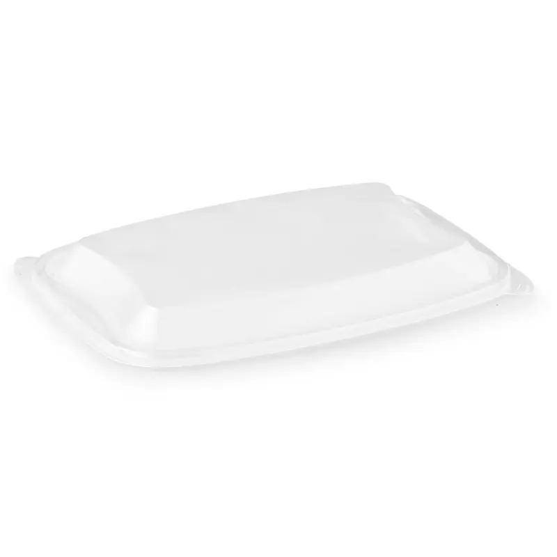 Låg til Bistro bakke, Warm, reklangulær, 25,4x17,4x2,3 cm, PP, klar, (300 stk.)