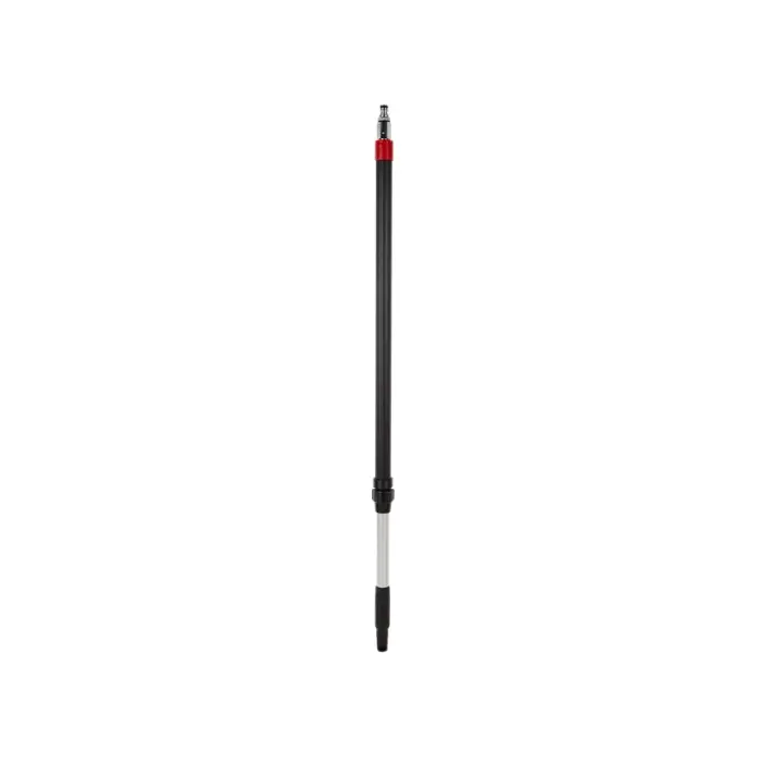 Teleskopskaft med vandgennemløb, on/off funktion, click kobling (C), aluminium, 1060–1600 mm, Ø32 mm, sort, Vikan 297452C, (5 stk.)