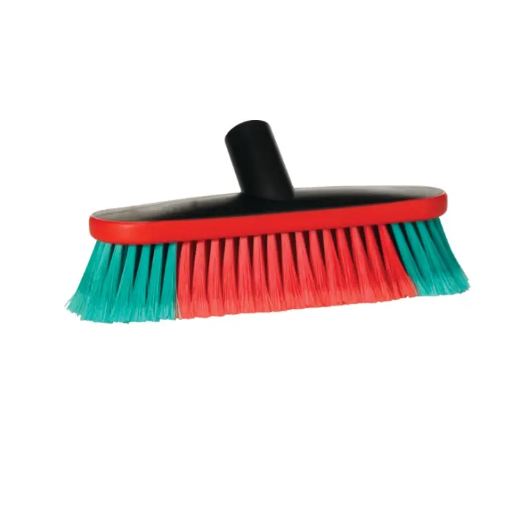 [49690] Autobørste med vandgennemløb, 270 mm, blød/spaltet, sort, Vikan 475552, (1 stk.)