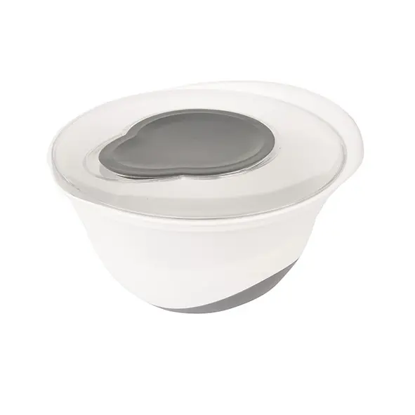 Køkkenskål, røreskål, 2,25L, plastik, grå, (1 stk.)