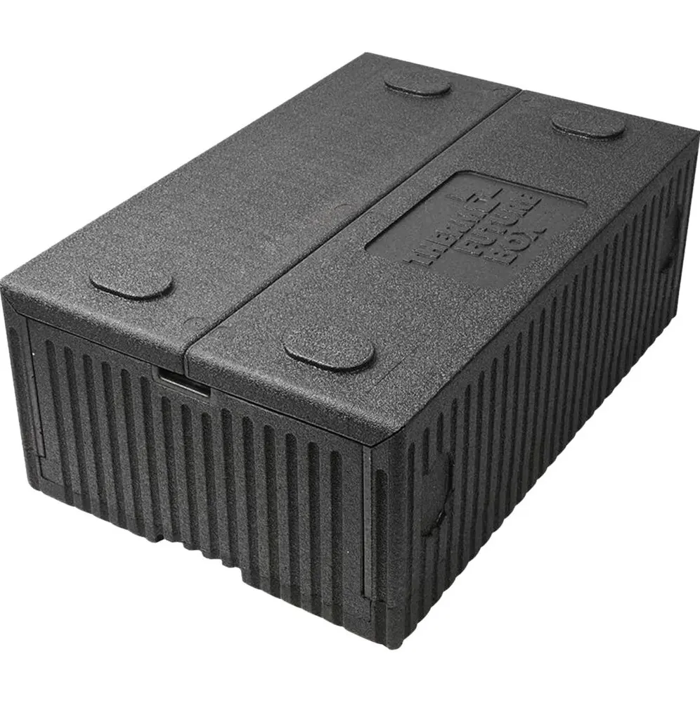 [49917] Termokasse, 60x40x23cm, 30 l, sort, EPP, 1-rums, 1/1 GN, foldbar, (3 stk.)