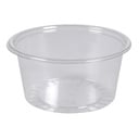Dressingbæger, GS-Basic, Ø7,5cm, 80 ml, klar, RPET, tilhørende 10207, (1000 stk.)