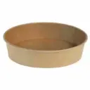 Salatskål, Catersource, rund, 500ml, Ø148mmx45mm, brun, kraft med PE, (300 stk.)