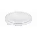 Plastlåg til Ø148mm salatskål, Catersource, rund, Ø150mm, APET, klar, (300 stk.)
