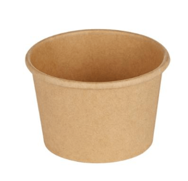 Dressingbæger, 60 ml, Ø62x40mm, kraft, pap, tilhørende 10377, (100 stk.)