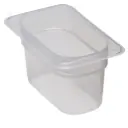 Plastkantine, 1/9 GN, Food, 17,6x10,8x10cm, 0,85L, klar, PP, Cambro, (1 stk.)