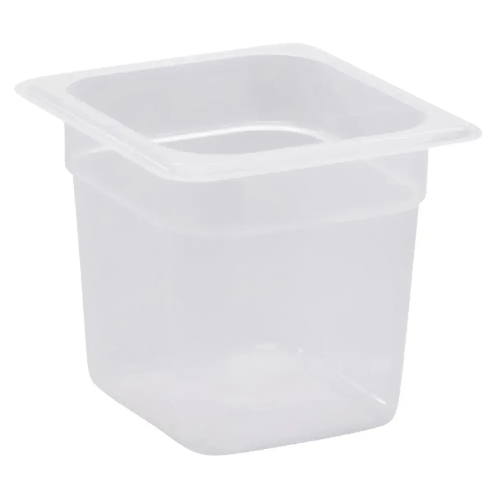 Plastkantine, 1/6 GN, Food, 17,6x16,2x15cm, 2,2L, klar, PP, Cambro, (1 stk.)