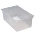 Plastkantine, 1/1 GN, Food, 53x32,5x20cm, 25,6L, klar, PP, Cambro, (1 stk.)