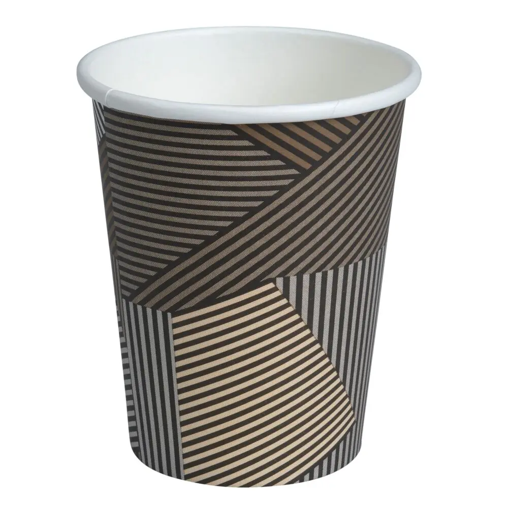 [50420] Papkrus, SW, 200 ml/8 oz, Ø8 cm, brun, pap/PE, (1000 stk.)