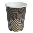 Papkrus, SW, 200 ml/8 oz, Ø8 cm, brun, pap/PE, (1000 stk.)