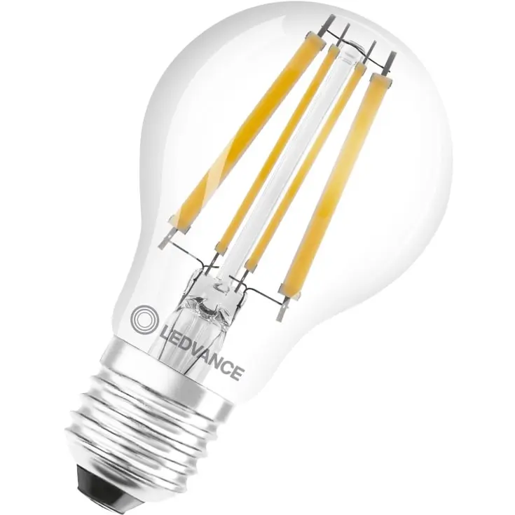 Dæmpbar LED standardpære, E27, 2700K, 1521lm, 11W/827 (100W), klar, LEDVANCE Parathom, (10 stk.)