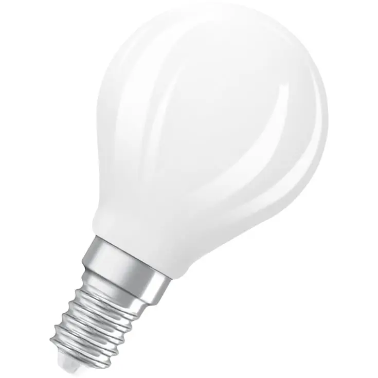 [50676] Dæmpbar LED kronepære, E14, 250lm, 2700K, 1,8W/827 (25W), mat, LEDVANCE Parathom, (10 stk.)