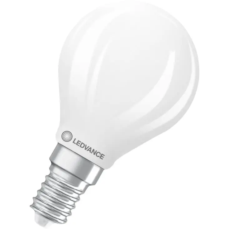 [50677] Dæmpbar LED kronepære, E14, 470lm, 2700K, 3,4W/827 (40W), mat, LEDVANCE Parathom, (10 stk.)