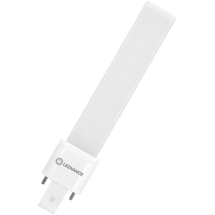 LED kompaktrør, G23, 500lm, 3000K, 4W/830 (9W), EM+230V, LEDVANCE Dulux, (10 stk.)
