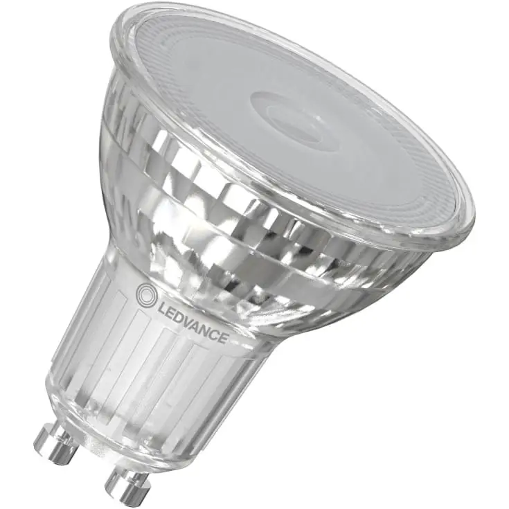 Dæmpbar LED 36° spotpære, Ra90, GU10, 350lm, 2700K, 3,7W/927 (50W), LEDVANCE Classic, 5-pak, (10 stk.)