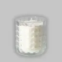 Stort glaslys, 50t, Whisky, Ø8x8,6cm, PJ Nordic, (24 stk.)