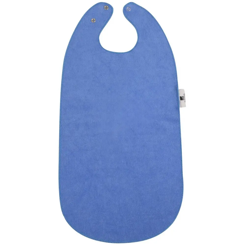 Børnehagesmæk, ABENA Classic, 58,5x28cm, blå, PU/bomuld/metal/polyester, flergangs, (10 stk.)
