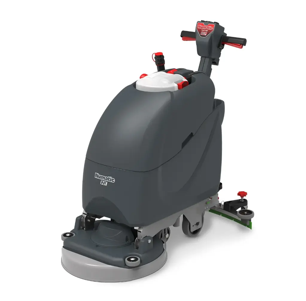 [50854] Kompakt gulvvaskemaskine (walk-behind) med 8 års batterigaranti, Numatic TBL4055, inkl batteri, (1 stk.)