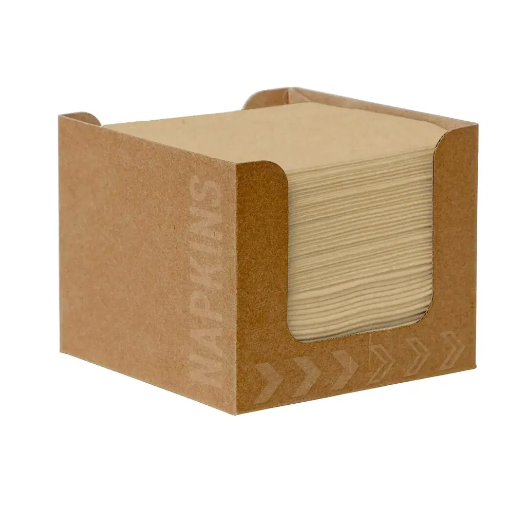 [51009] Serviet, Bio Dunisoft® 20x20cm, brun, (1200 stk.)