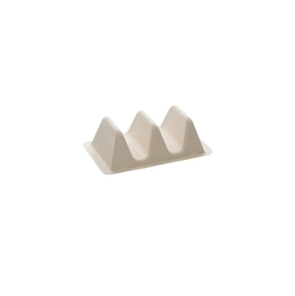 [51019] Indsats til taco, til 2 styk, bagasse, (300 stk.)