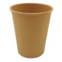 Papkrus, Ø80xH90mm, 25cl, 8oz, Single Wall, brun, (1000 stk.)