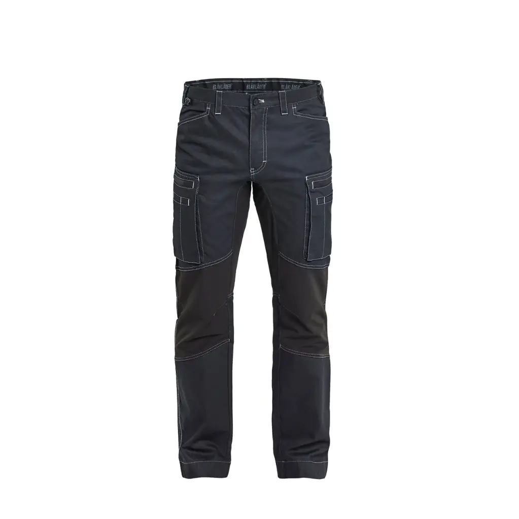 Herre servicebuks med stretch, denim, marineblå/sort, Blåkläder, C44-D124, (1 stk.)