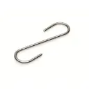 Kødkrog, S-formet, stål, 8x3cm, WAS, (10 stk.)