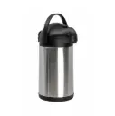 Pumpetermokande, 3,5L, Ø17x35cm, blank sølv, stål, Proff-Line, (1 stk.)