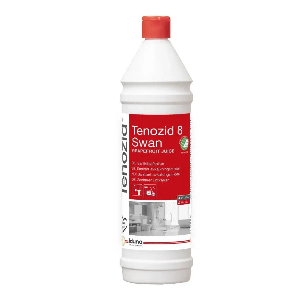 [51184] Sanitetsafkalker, Tenozid 8 Swan Grapefruit Juice, 1 liter, (1 stk.)