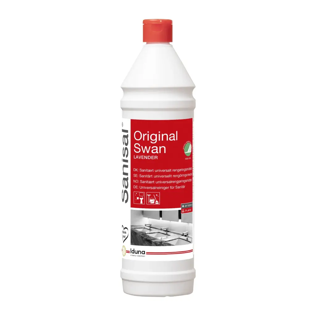 Sanitetsrengøringsmiddel, Sanisal Original Swan Lavender, 1 liter, (1 stk.)