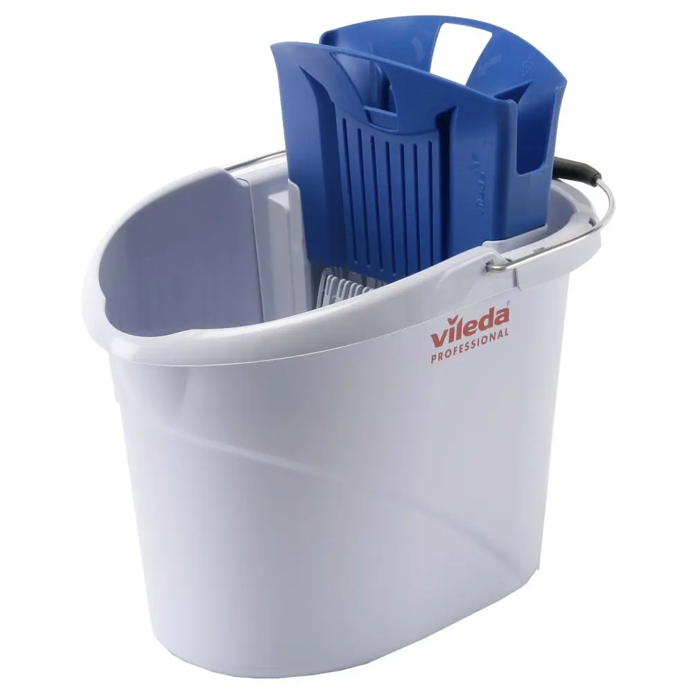 [51199] Inventarspand, Vileda UltraSpeed Mini, 46,8x37,8x48,6cm, 10 l, grå, rPP/PP, med hank og presse, (1 stk.)