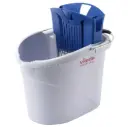 Inventarspand, Vileda UltraSpeed Mini, 46,8x37,8x48,6cm, 10 l, grå, rPP/PP, med hank og presse, (1 stk.)