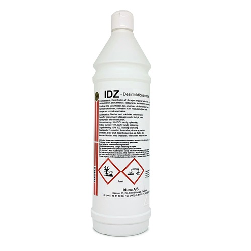 Desinfektionsmiddel, 1000 ml, IDUNA A/S, IDZ (1 stk.)