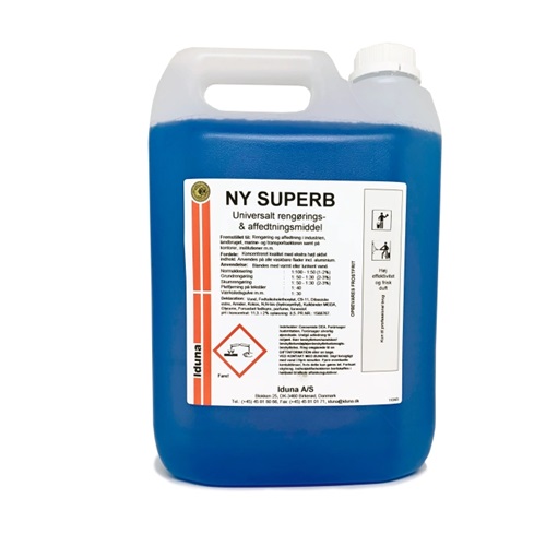 Universalrengøring og affedtningsmiddel, 5L, Iduna, Ny Superb (1 stk)