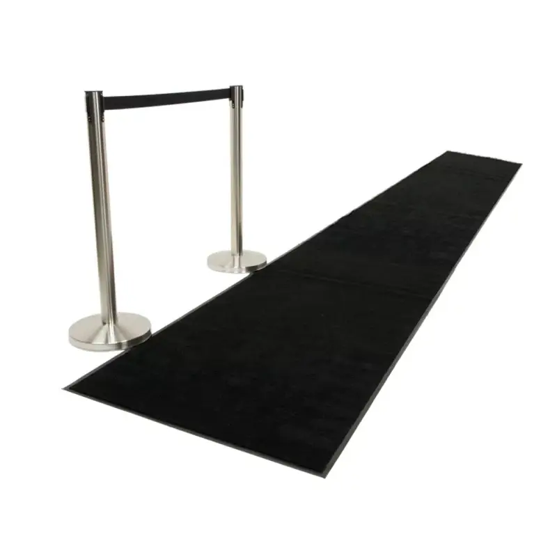 [51299] Skridsikker måtte/løber, Securit®, 400x90 cm, sort, (1 stk.)