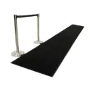 Skridsikker måtte/løber, Securit®, 400x90 cm, sort, (1 stk.)