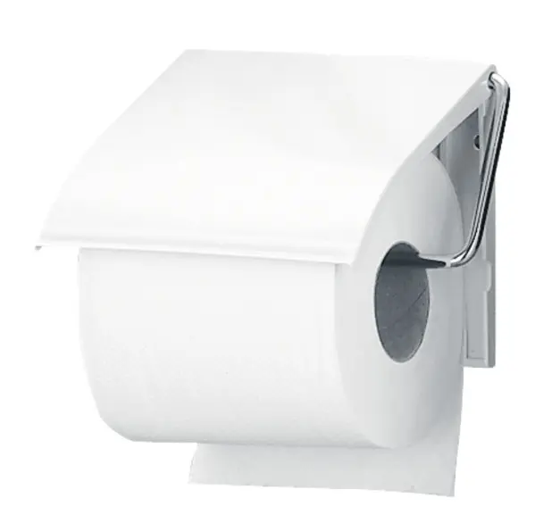 Toiletrulleholder, Brabantia, 1,7x13,2x12,3cm, hvid, rustfrit stål, (6 stk.)