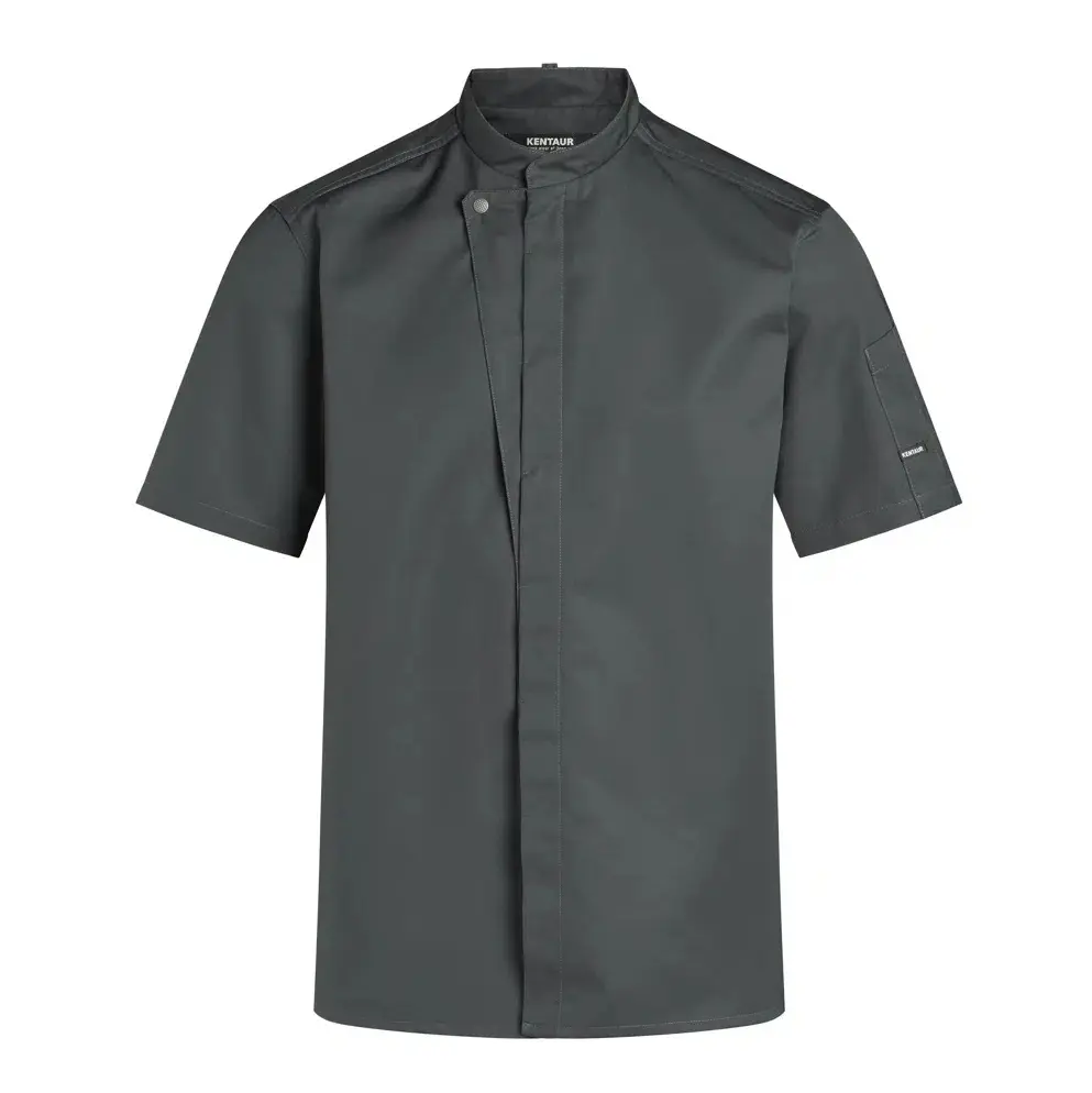 Kokke-/servicejakke, 50/50% CO/rPES,180 g/m2, unisex, charcoal, Kentaur, (1 stk.)