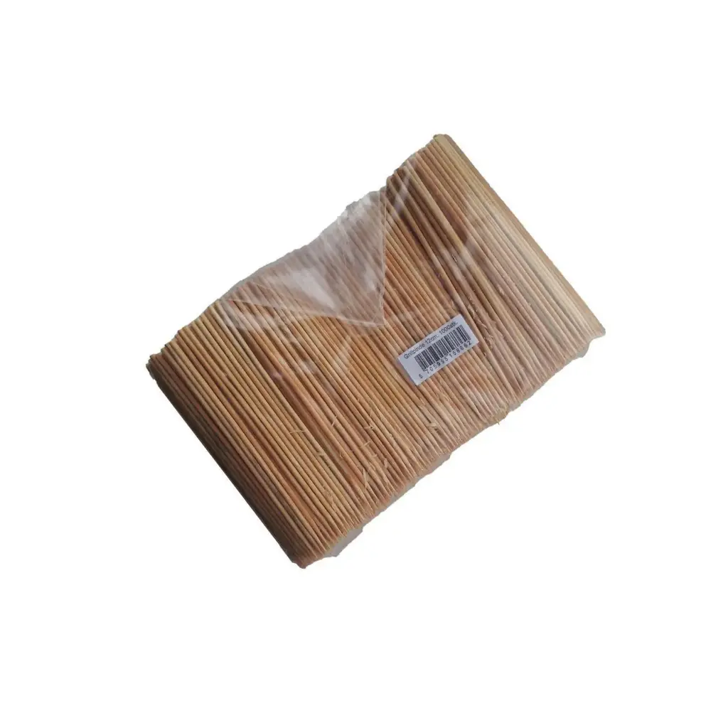 [51415] Grillspyd, Ø2.5x120 mm, træ, (1000 stk.)