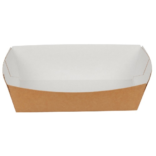 Pommes frites Bakke, 15,2x8,2x4,3cm, brun, pap, konisk, nr. 1, (540 stk.)