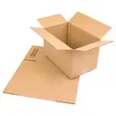 [51498] Fold-selv papkasse, 81L, 56x38x38cm, 4mm, brun, bølgepap, FEFCO 0201, (20 stk.)