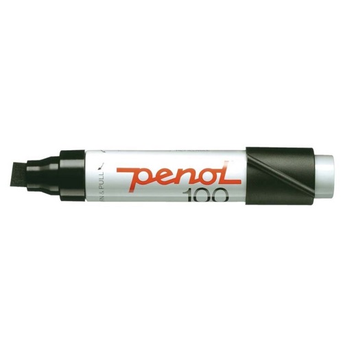 [12400] Penol marker/Tusch, 100, sort, 3-10mm, (1 stk.)