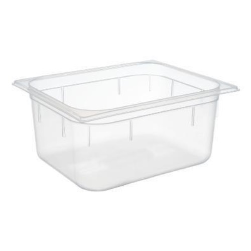 Plastkantine, 1/2GN, 8.9 L, 32,5x26,5x15cm, polypropylen, klar, (1  stk.)