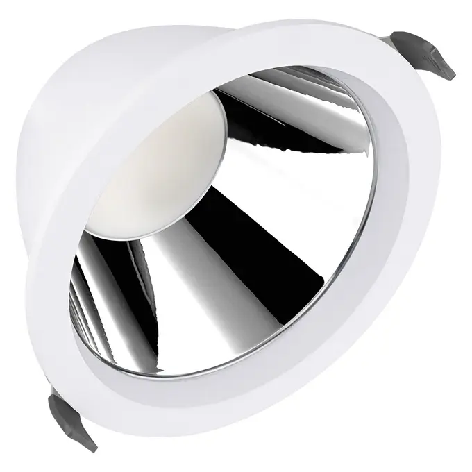 [51643] LEDVANCE Downlight Comfort UGR19 18W 2160lm Ø150 mm – Multi Select 3000K/4000K – Hvid indbygningsspot (8 stk.)