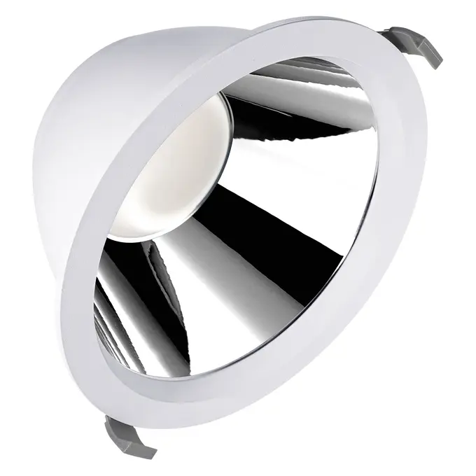 [51644] LEDVANCE Downlight Comfort UGR19 30W 3600lm Ø205 mm – Multi Select 930/940 – Hvid (8 stk.)