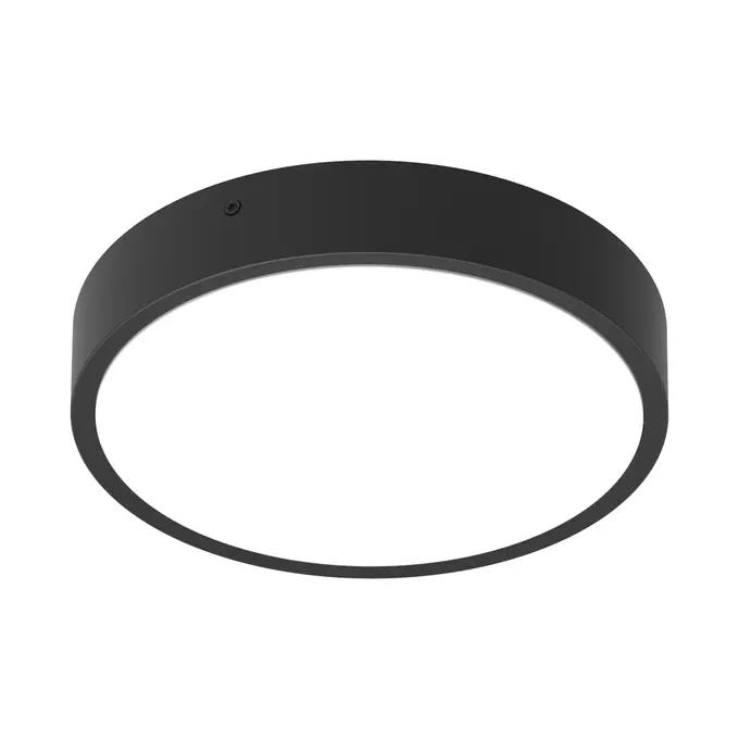 [51665] LEDVANCE Surface Bulkhead Outdoor Sensor 9,5W 1220lm Ø250 mm – Multi Select 830/840 – IP65 – Sort – EVERLOOP (8 stk.)