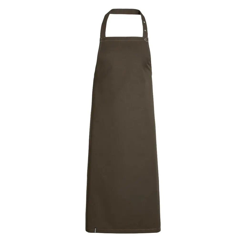 [51692] Kokkeforklæde, med smæk, Olivengrøn, Kentaur, one-size, (1 stk.)