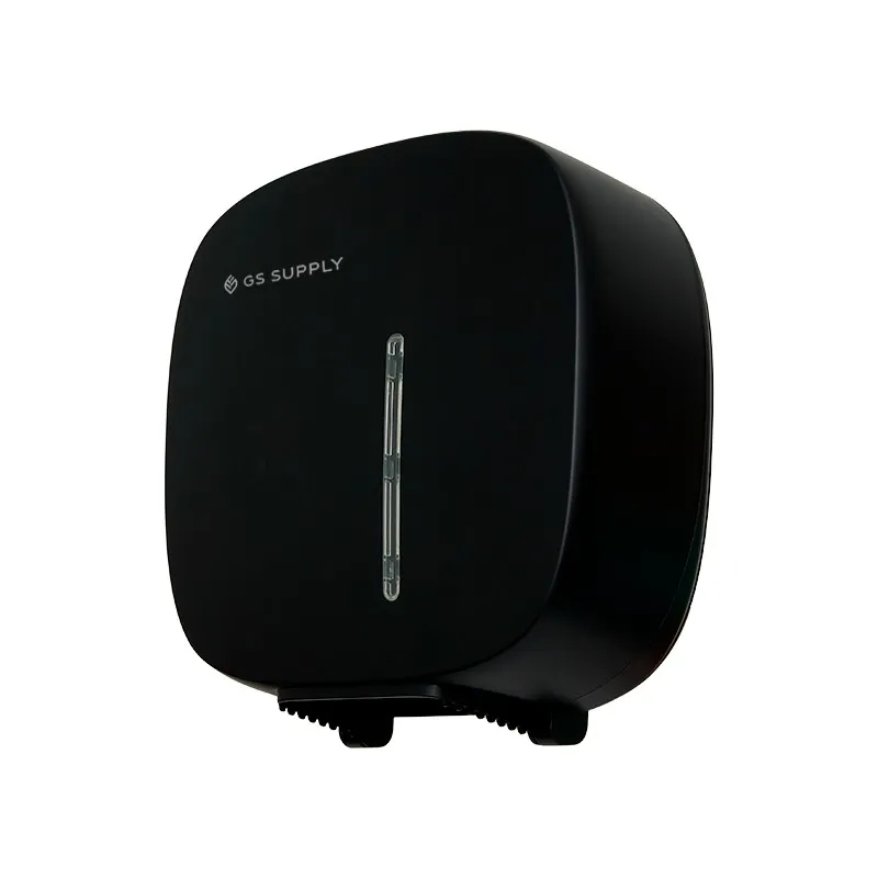 Papirdispenser t/ Mini Jumbo toiletpapir, <Ø220mm, sort, GS-Basic, (1 stk.)